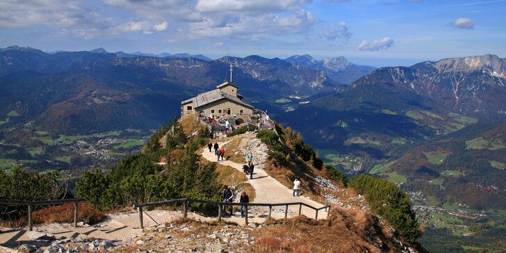 1denní výlet na Hitlerovo Orlí hnízdo s návštěvou solných dolů v Berchtesgadenu