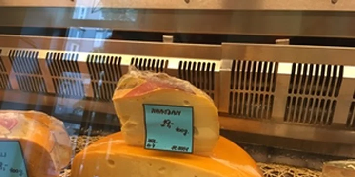 200 nebo 500 g staré goudy nebo sýru maasdam ze sýrárny Cheese House