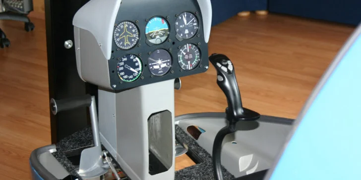 Staň se pilotem vrtulníku: Plně pohyblivý simulátor s 3D brýlemi