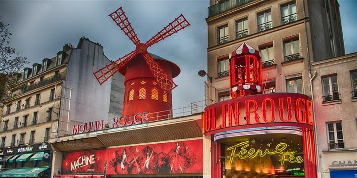 4denní zájezd do Francie s nocí strávenou v adventní Paříži: Moulin Rouge, Montmartre i Sacre Coeur