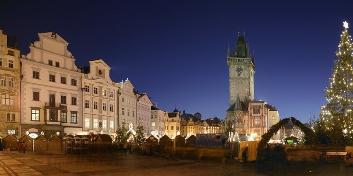 Vyrazte ve dvou do Prahy: 2–3denní pobyt se snídaní ve 4* hotelu s wellness