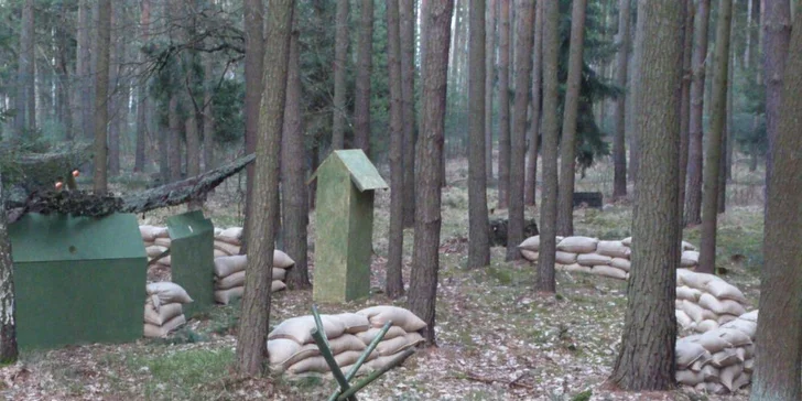 Paintballová hra včetně vybavení a 100 kuliček