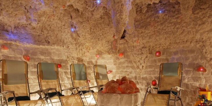 Romantický relax pro dva: 1,5 hod. ve vířivce a solné jeskyni v Luhačovicích