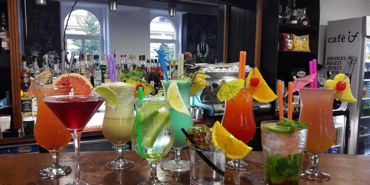 2x míchaný nápoj v 1. olomoucké filmové kavárně Café & Bar IF