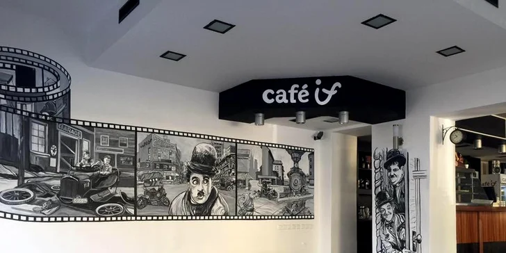 2x míchaný nápoj v 1. olomoucké filmové kavárně Café & Bar IF
