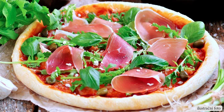 Itálie v centru Brna - 1 nebo 2 křupavé pizzy dle výběru z bistra La Speranza
