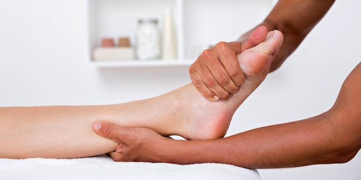 Reflexní masáž plosky nohou nebo kompletní masáž nohou