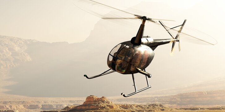 60 minut pilotem vrtulníku: Autentický zážitek na plně pohyblivém simulátoru