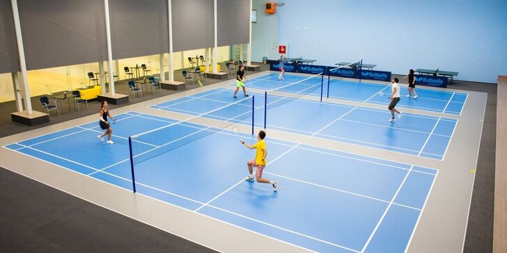 Permanentka na squash nebo badminton do Sportcentra Ivanovice