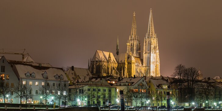 Advent v Regensburgu, středověkém měste na Dunaji