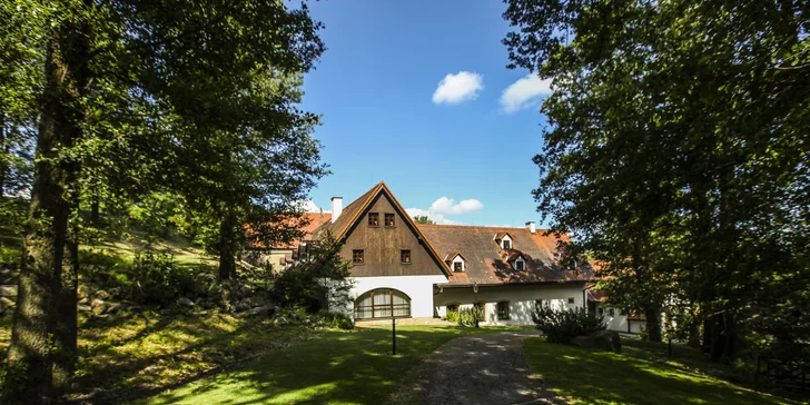 Aktivní 4* pobyt v Šiškově mlýně: Bazén, sauna, bowling, výlety a výborné jídlo