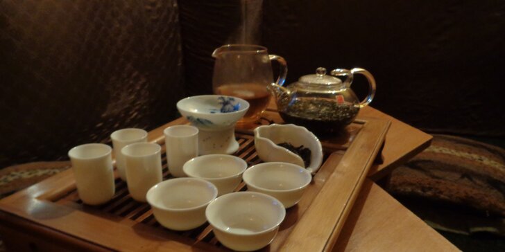 Posezení u dýmky a čaje: otevřený voucher do čajovny Inaris