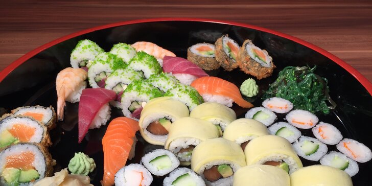 Lákavé sushi sety pro 2 nebo až 4 milovníky asijské kuchyně