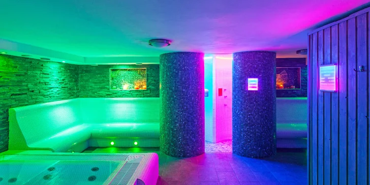 Odpočinkový víkend pro dva včetně privátního wellness a romantické večeře