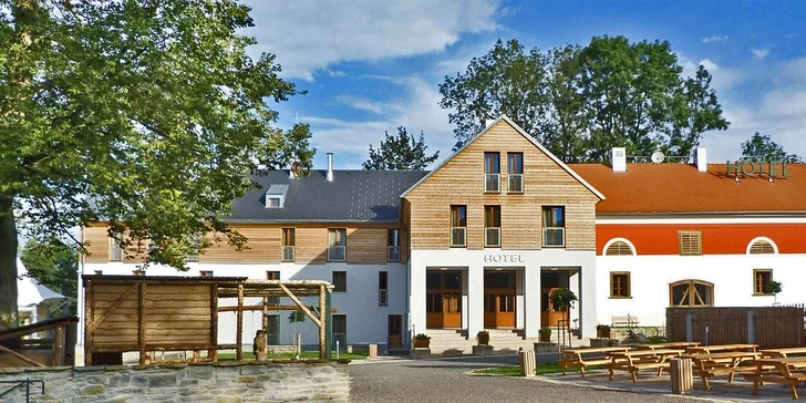 4* pobyt s nádechem historie: Polopenze, wellness i možnost prohlídky tvrze