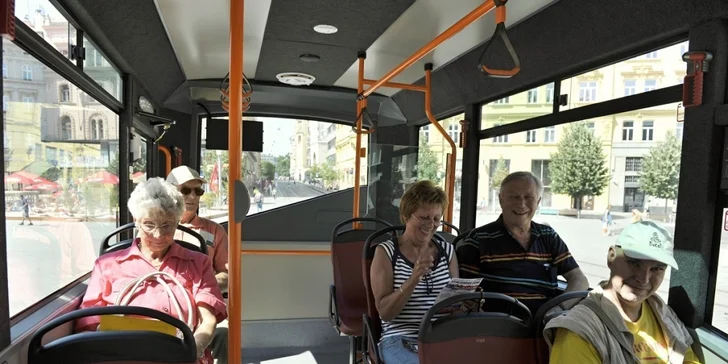 Brno ve 2 hodinách: Lístky na komentovanou jízdu minibusem pro děti i dospělé