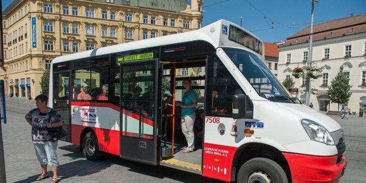 Brno ve 2 hodinách: Lístky na komentovanou jízdu minibusem pro děti i dospělé