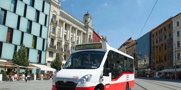 Brno ve 2 hodinách: Lístky na komentovanou jízdu minibusem pro děti i dospělé