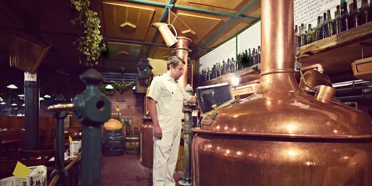 Degustační prohlídka Novoměstského pivovaru pro dva vč. 2 l piva na doma