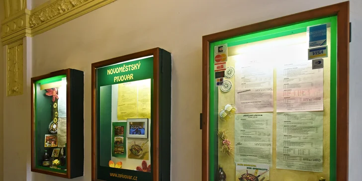 Degustační prohlídka Novoměstského pivovaru pro dva vč. 2 l piva na doma