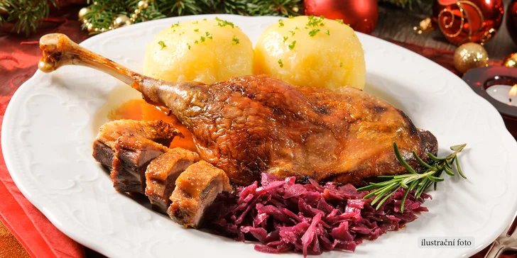 Luxusní svatomartinské menu o 4 chodech pro dva vč. vody a lahvinky vína