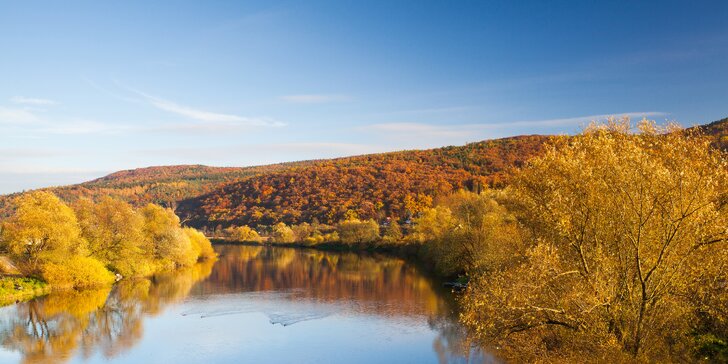 2 až 4 pohodové podzimní dny pro dva s polopenzí nedaleko Karlštejna