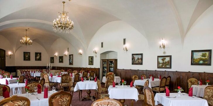 Romantický pobyt v zámeckém hotelu Štekl**** v Hluboké nad Vltavou vč. wellness