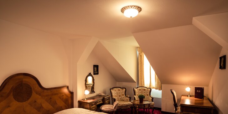 Romantický pobyt v zámeckém hotelu Štekl**** v Hluboké nad Vltavou vč. wellness