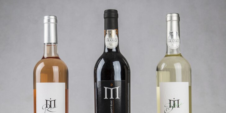 Luxusní provensálská vína z Francouzské vinotéky: 2 či 3 lahvinky v dárkové tašce