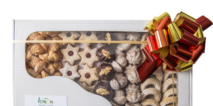 500g nabo 1000g krabička tradičního vánočního cukroví bez lepku