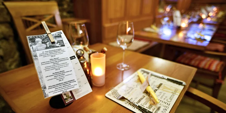 Pochutnejte si na italském menu: 3 chody pro 1 či 2 osoby u Staroměstského náměstí