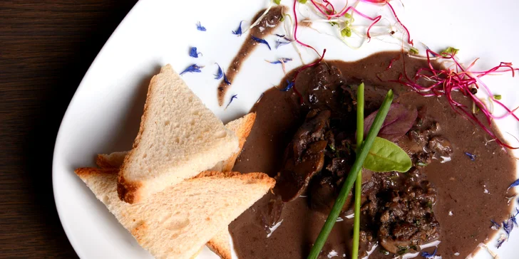 Delikátní 6chodové menu vč. Prossecca a kávičky pro dva v restauraci Na Václavce