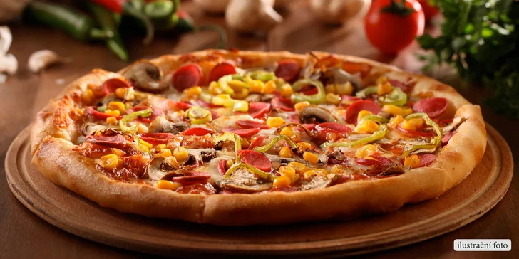 Jedna pizza dle výběru a k tomu 2 piva nebo Kofoly