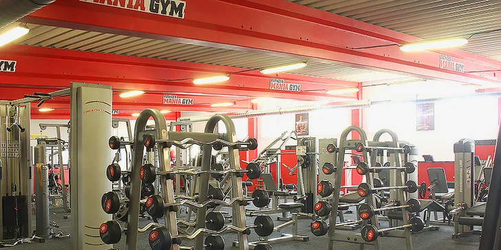 Zacvičte si zkusmo: Časově neomezená návštěva Fitness Mania Gym