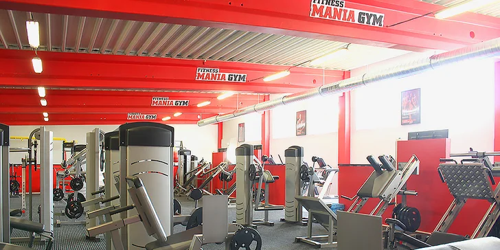 Zacvičte si zkusmo: Časově neomezená návštěva Fitness Mania Gym