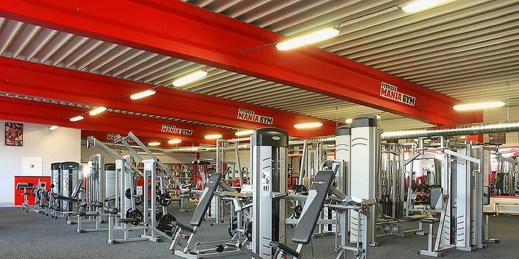 Zacvičte si zkusmo: Časově neomezená návštěva Fitness Mania Gym