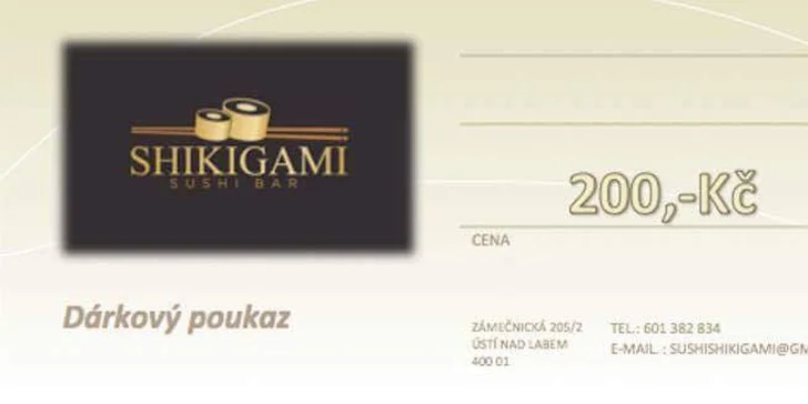 Voucher na konzumaci zdravých lahůdek ve vychvalované sushi restauraci