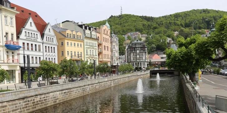 Pohádková dovolená v Karlových Varech v hotelu na kolonádě s návštěvou lázní
