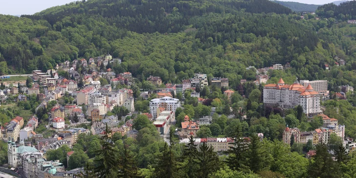 Pohádková dovolená v Karlových Varech v hotelu na kolonádě s návštěvou lázní