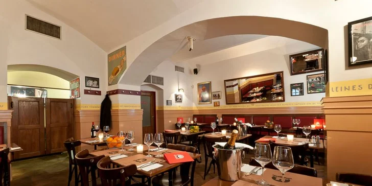 Příjemnou restauraci najdete jen pár kroků od Národního divadla.