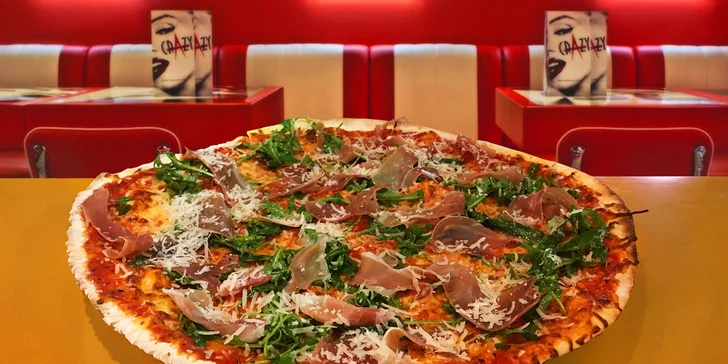 Pořádná porce italského štěstí: 2 pizzy o průměru 42 cm