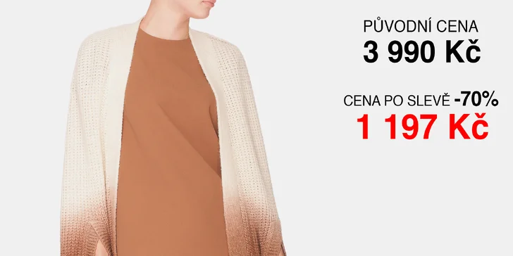 Exkluzivní akce: 70, 80 a 90 % slevy značky Pietro Filipi