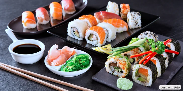 Voucher na konzumaci zdravých lahůdek ve vychvalované sushi restauraci