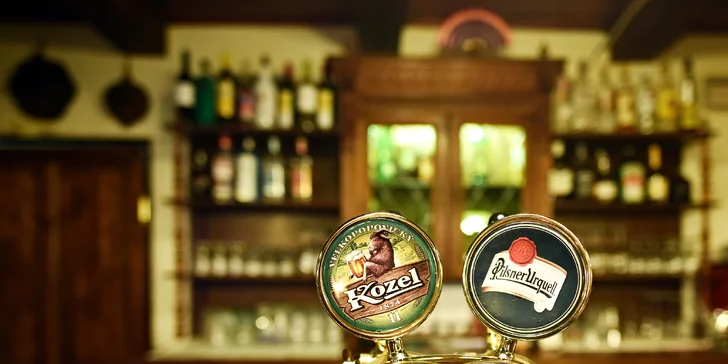 A co vás čeká na pípě? Plzeň nebo vychlazený Kozel.