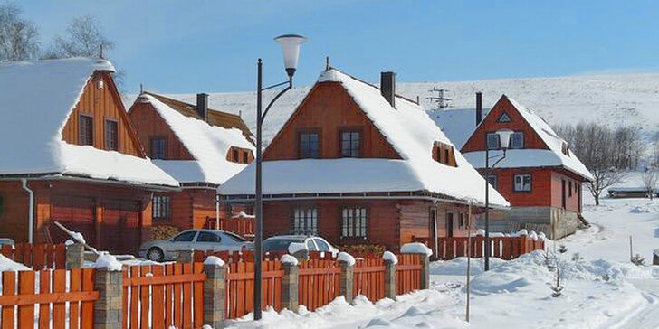 Kouzelná zima na Liptově: Apartmány či samostatná chalupa až pro 12 osob