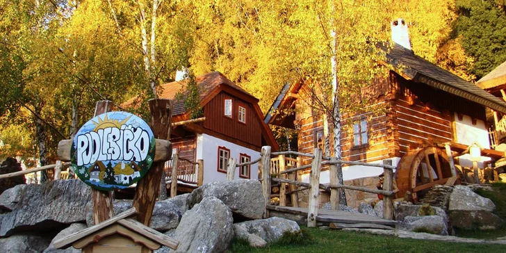 Pohádková noc v pohádkové chaloupce ve vesničce Podlesíčko pro celou rodinu