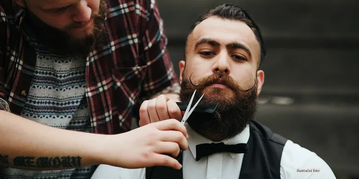Pro pány, co o sebe dbají: Profi úprava vousů a účesu v pravém barber shopu