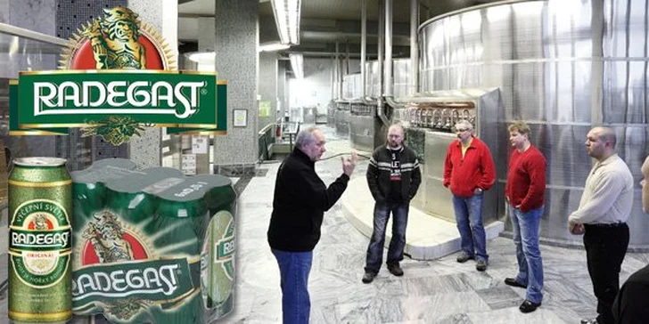 78 Kč za prohlídku pivovaru Radegast a 6 plechovek Radegast Originál 0,5l. Podívejte se sládkům pod pokličku. Nyní s 50% slevou!