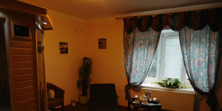 Privátní vyhřívání se v infrasauně až pro 2 osoby v Penzionu Rainbow
