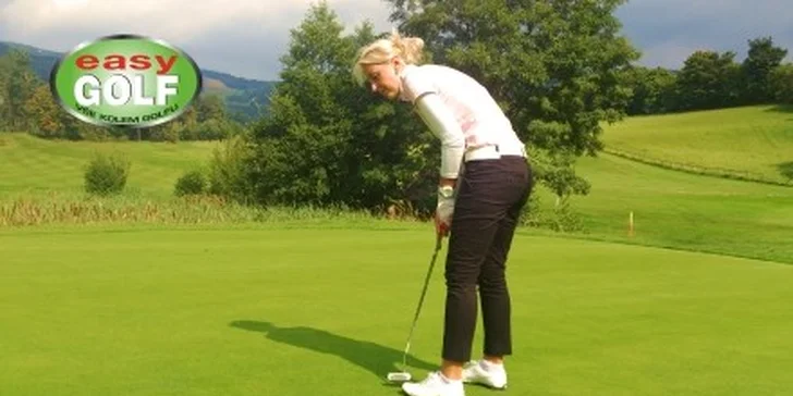 50minutová lekce golfu s trenérem včetně vybavení – na hřiště GC Ještěd - pro začátečníky i pro pokročilé